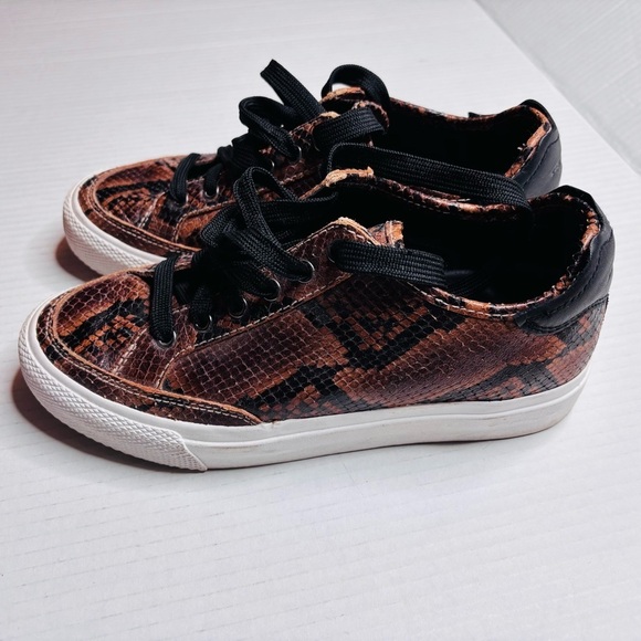 RAG & BONE Golden Brown Army Low Sneakers Size 8 - Picture 5 of 9